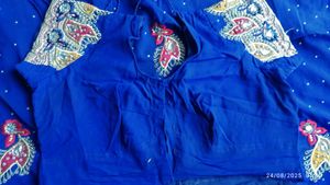 Elegant Blue Saree