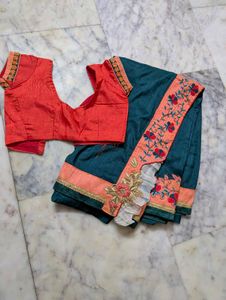 daily wear saree with blouse