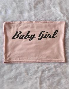 Baby Pink Y2K Tube Top