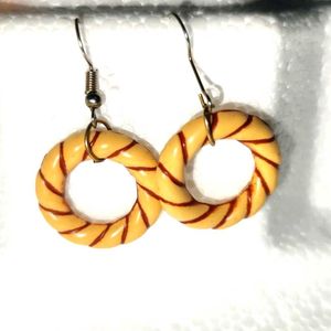 Unique Handmade Round Earrings