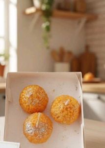 Motichoor Laddu Scented Candle Set 3