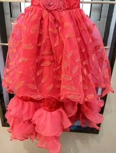 Pink beautiful frock for 6-8 y/o girls