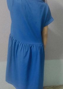 Beautiful Neavy Blue Mini Dress For Girls.