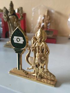 Lord Murugan with Peacock And Vel