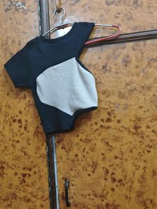 Black Cut Out Crop Top Shein Inspired