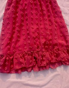 Dark Pink Dress 🌷🛍️