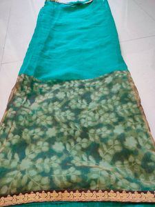 Floral Print Saree