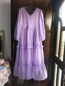 Lavender Tiered Maxi Dress