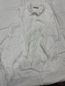 White Satin Shirt