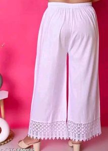 White Lace Palazzos