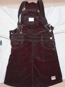 Corduroy Overall Dress