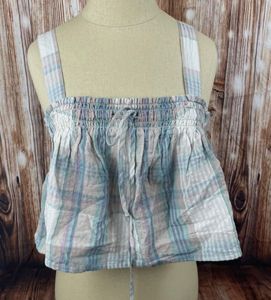 American Eagle Smocked Detail Flowy Top