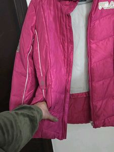 FILA Pink Puffer Jacket bust 34~36