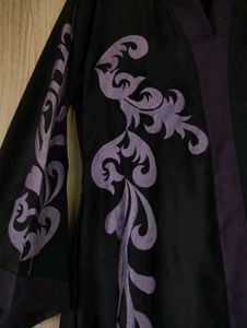Elegant Black Abaya Set