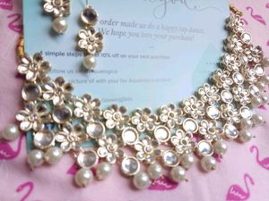 Zaveri Perals 🌼 Lil Floral Gerogeous Neckset