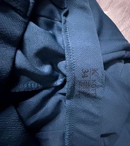 Teal High-Rise Straight Fit Trousers – Brand New!