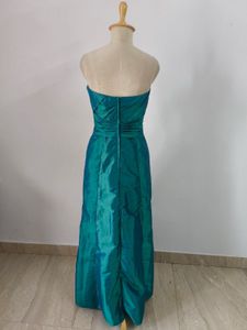 Elegant Teal Evening Gown