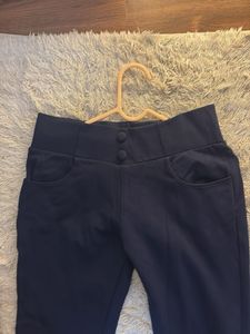 Stylish Dark Blue Women's Pants