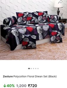 A Beautiful Printed Diwan Set