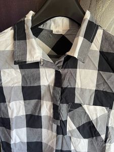 Chequered Shirt Dress
