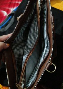 Leopard Print Hand Bag