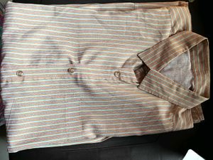 GentlyUsedGoldenBieze FullSleeves Polyester Shirt