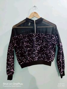 ✨️🖤Sequins Crop Top 🖤✨️