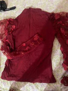 Butterfly Netted Top