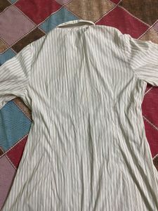 Striped Shirt Dress