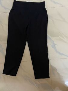 Black Trouser Pants Ankle Length
