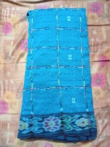 Blue Handloom Saree