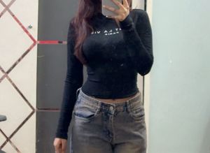 Shein Black Long Sleeve Top