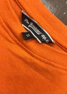 Orange Cropped T-Shirt