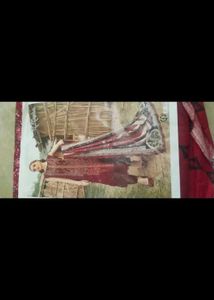 Elegant Maroon Embroidered Suit