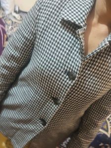 Winter Jacket Black Checks