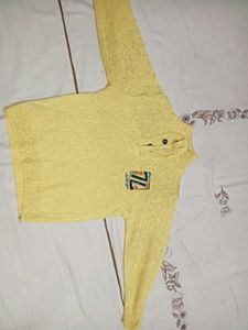 Yellow Knit Sweater