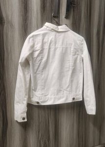 White Denim Jacket Women