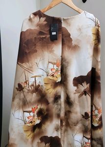Cape Style Short Dress