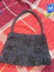 Balck Sequence Work Bag