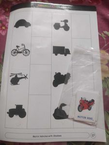 Kids Vehicle Shadow Matching Game