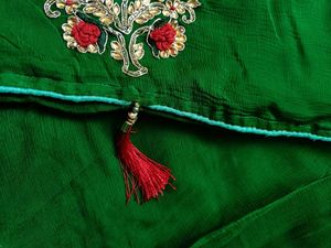 Green Saree
