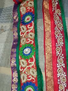 Vintage Embroidered Saree Border