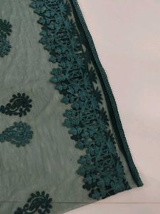 Elegant Green Net Dupatta