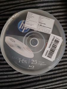 HP Bluray BDR 25GB Premium Recordable Disc