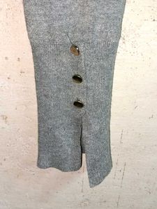 ZARA KNIT Winter Fashion Cardigan Grey