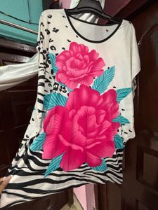 Funky Floral Print Dress