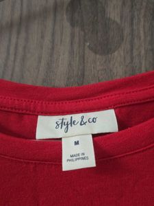 Red Long Sleeve T-Shirt