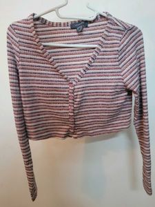 Primark Long Sleeve striped Cardigan for Women