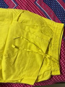 Floral Print Yellow Dress set