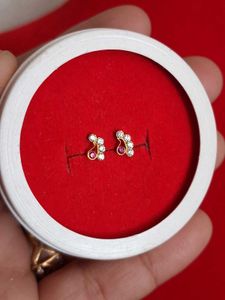 Stud Earrings Gold